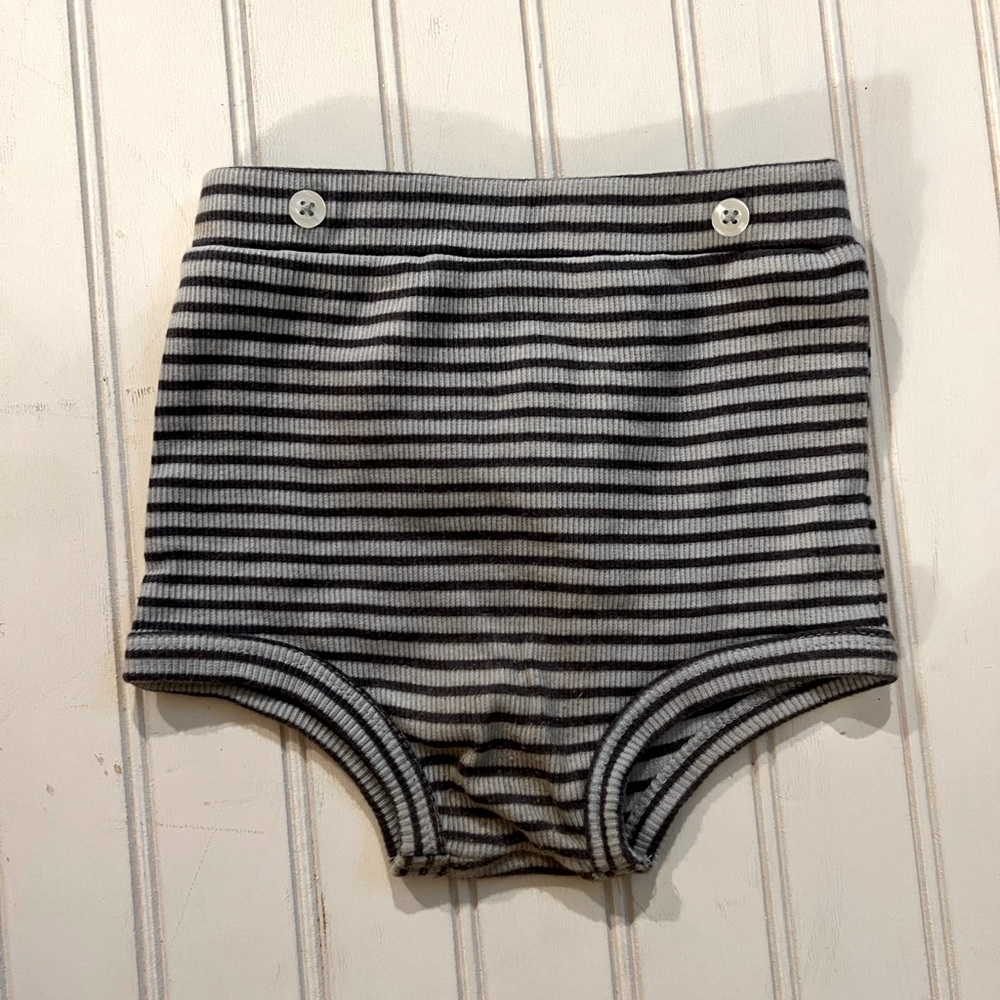 Kate Quinn Button Bloomer - Stripe - Organic Cotton